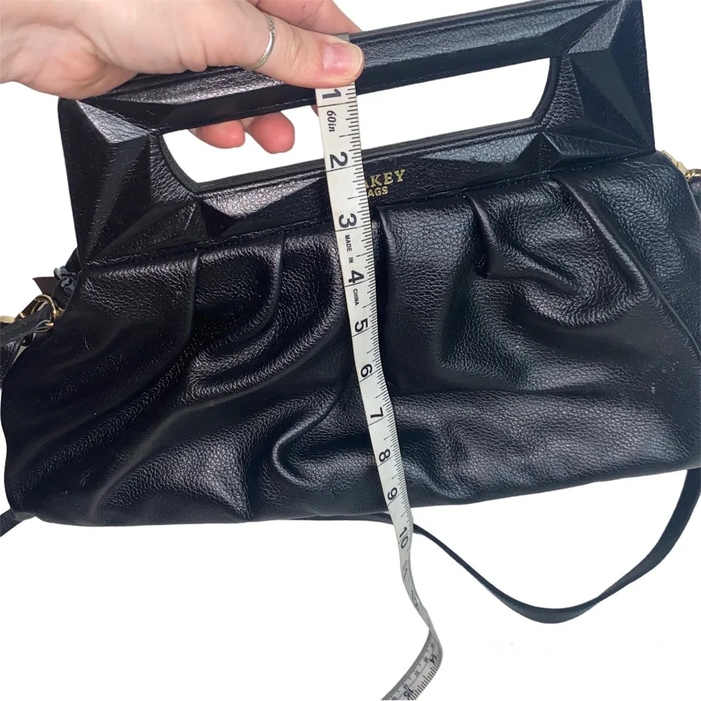 MAKEY Leather Goods Black Purse‎ NWT